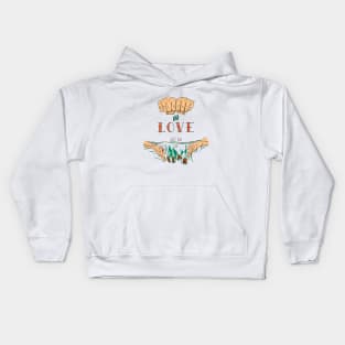 Hold Fast to Love, Let Go of Fear Kids Hoodie